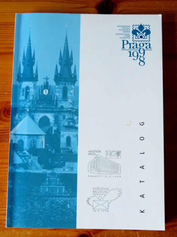 Briefmarkenliteratur Ausstellungskatalog Praga 1998