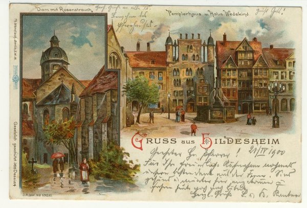 Ansichtskarte Hildesheim 1900