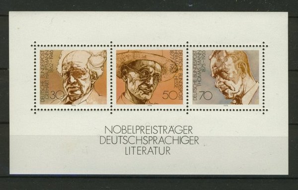 Briefmarke BRD Block 16 **  mit 959 / 961