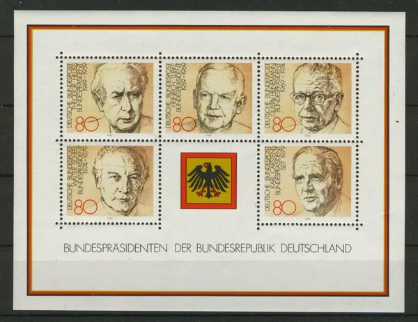Briefmarke BRD Block 18 ** mit  1156/1160