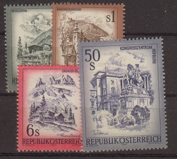 Briefmarke Österreich 1475-78 **