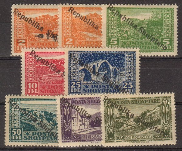 Briefmarke Albanien 118-25 *