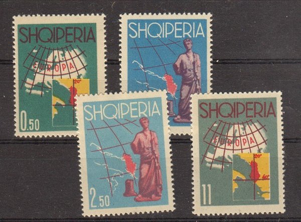 Briefmarke Albanien 683-86 **