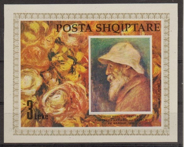 Briefmarke Albanien Block 93 **