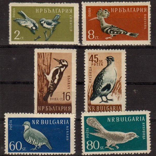 Briefmarke Bulgarien 1116-21 **