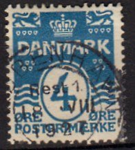 Briefmarke Dänemark 45 B o
