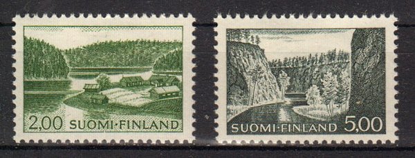 Briefmarke Finnland 587-88 x *