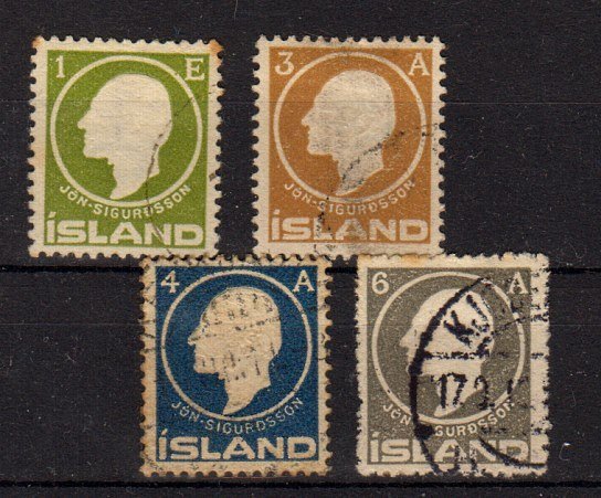 Briefmarke Island 63-66 o