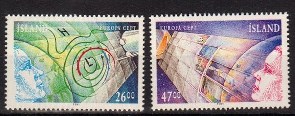 Briefmarke Island 742-43 **