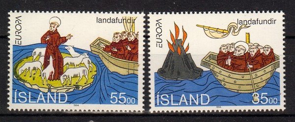 Briefmarke Island 800-01 **