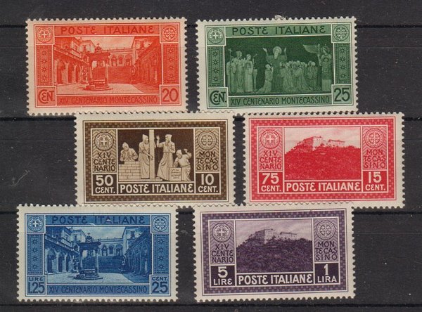 Briefmarke Italien 318-23 *