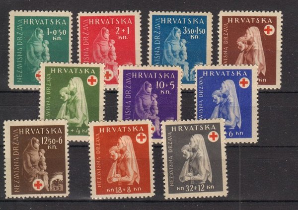 Briefmarke Kroatien 118-27 *