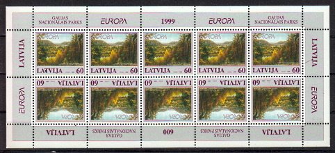 Briefmarke Lettland 497 ** KLB
