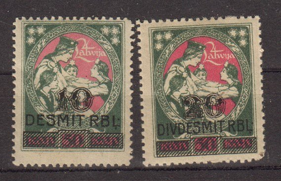 Briefmarke Lettland 70-71 *