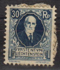 Briefmarke Liechtenstein 74 (*)
