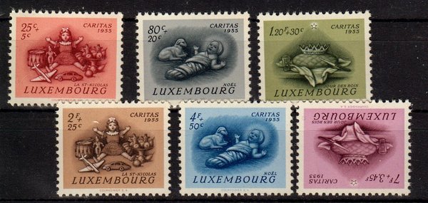 Briefmarke Luxemburg 541-46 **