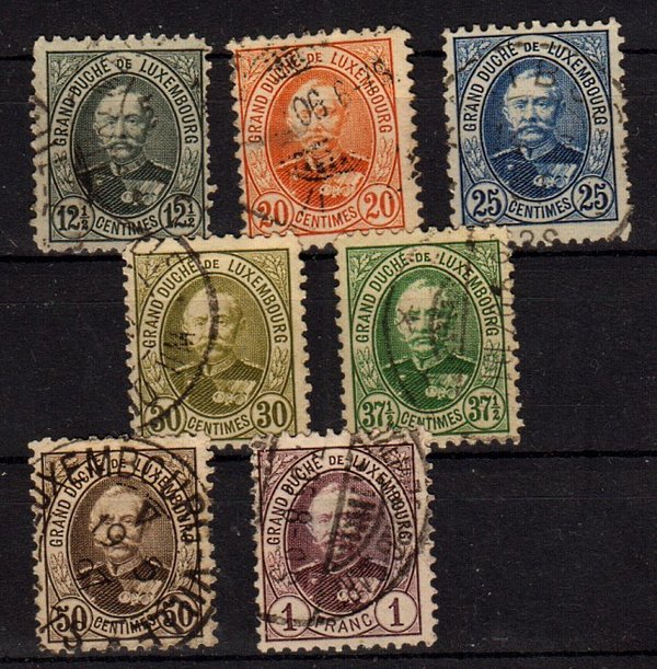 Briefmarke Luxemburg 58-64 D o