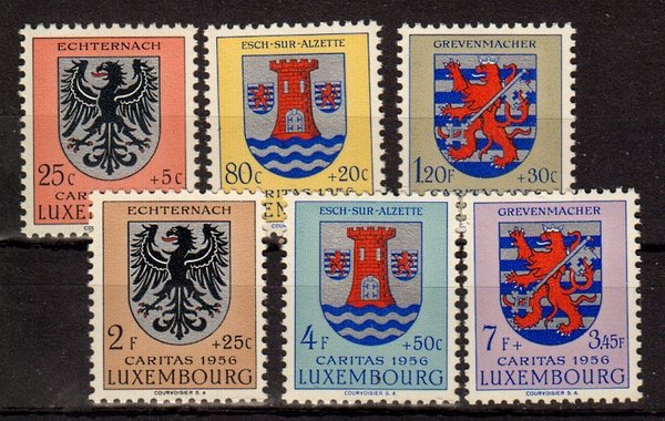 Briefmarke Luxemburg 561-66 **
