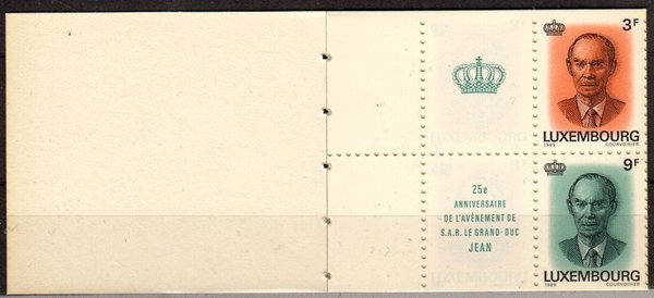 Briefmarke Luxemburg 1225-26 ** Markenheft 2