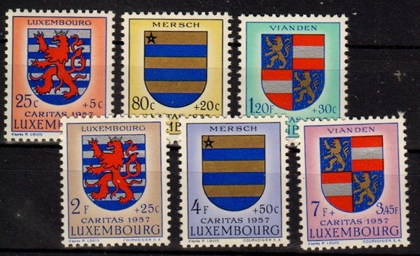 Briefmarke Luxemburg 575-80 **