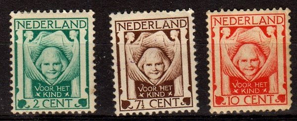 Briefmarke Niederlande 143-45 *