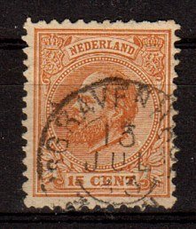 Briefmarke Niederlande 23 E o