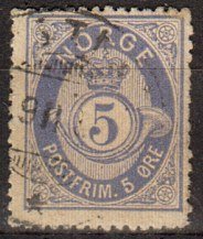 Briefmarke Norwegen 24 c o