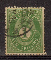 Briefmarke Norwegen 16 a o