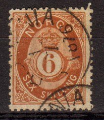 Briefmarke Norwegen 20 o
