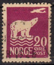 Briefmarke Norwegen 114 o