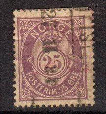 Briefmarke Norwegen 42 o