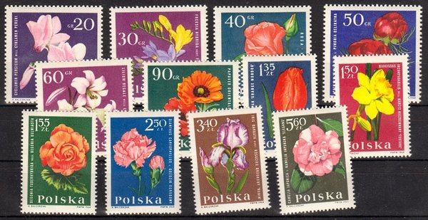 Briefmarke Polen 1541-52 **