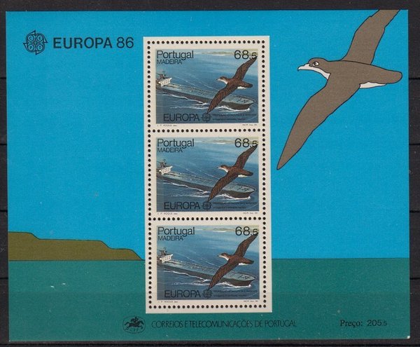 Briefmarke Portugal Madeira Block 7 **