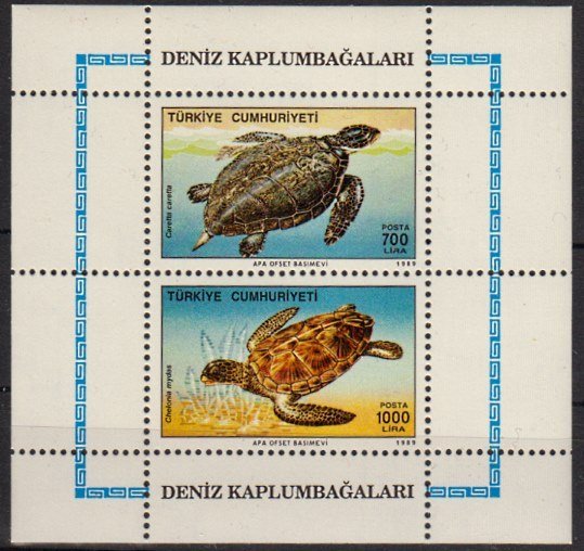 Briefmarke Türkei Block 28 **