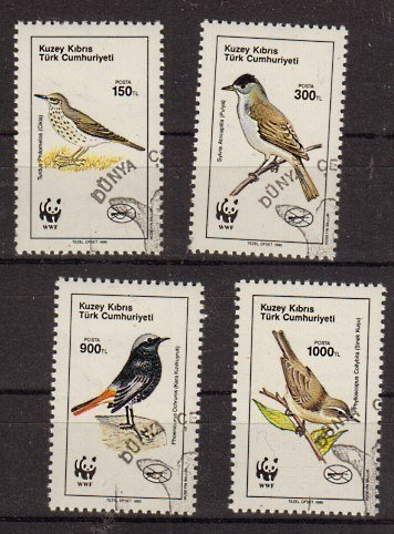 Briefmarke Türkisch Zypern 275-78 o