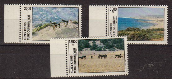 Briefmarke Türkisch Zypern 392-94 **