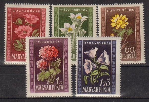 Briefmarke Ungarn 1112-16 **