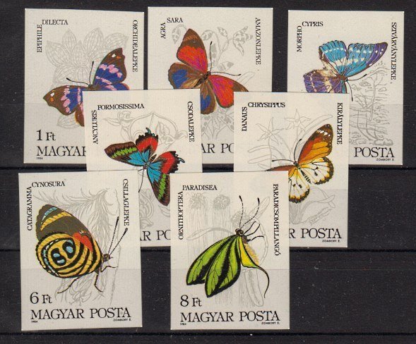 Briefmarke Ungarn 3681-87 B **