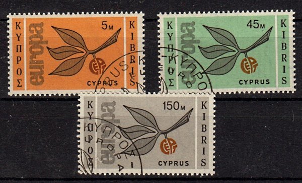 Briefmarke Zypern 258-60 o