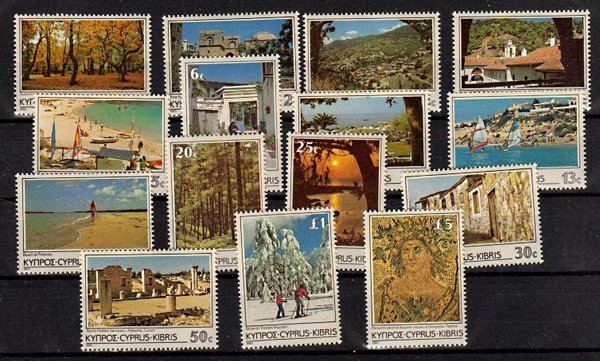 Briefmarke Zypern 626-40 **