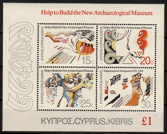Briefmarke Zypern Block 13 **