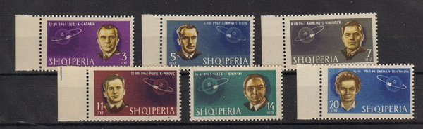 Briefmarke Albanien 757-62 **