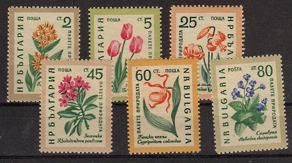 Briefmarke Bulgarien 1164-69 **