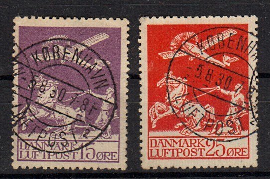 Briefmarke Dänemark 144-45 o