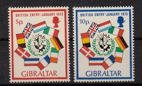 Briefmarke Gibraltar 297-98 **