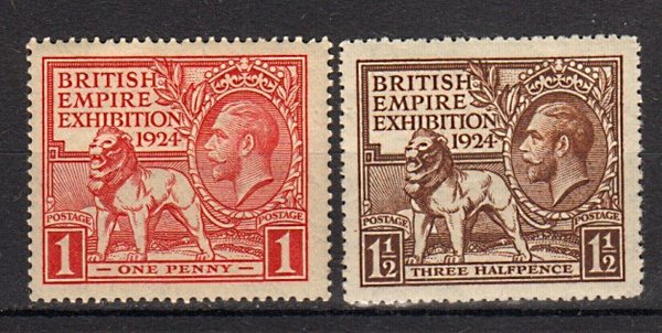 Briefmarke Großbritannien 166-67 *
