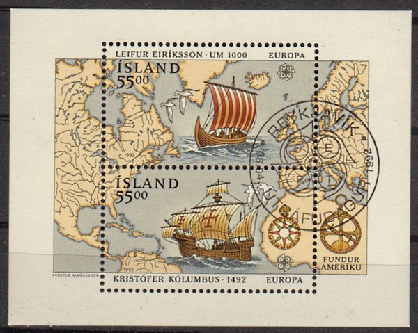 Briefmarke Island Block 13 o