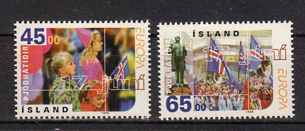 Briefmarke Island 890-91 **