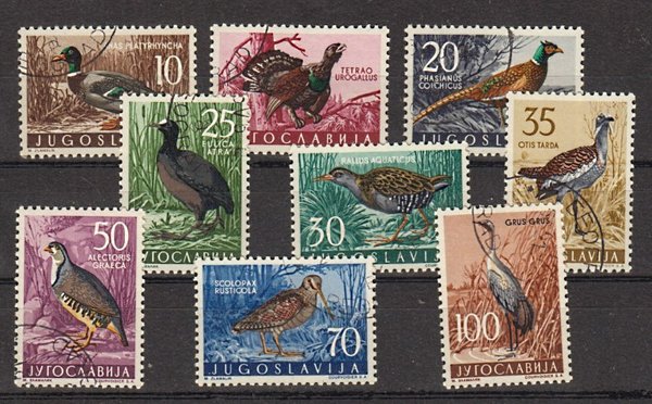 Briefmarke Jugoslawien 842-50 o