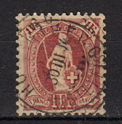 Briefmarke Schweiz 63 B o